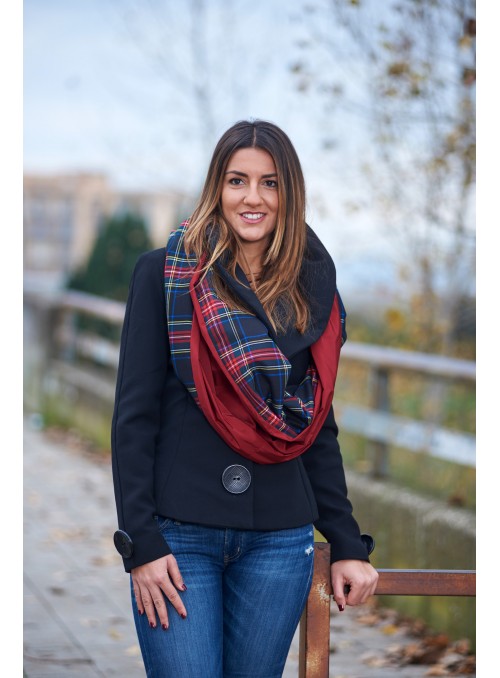 Scaldacollo Tartan in Lana...